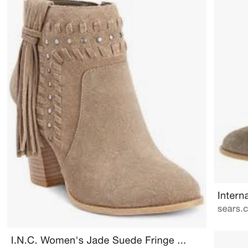 INC - jade suede bootie
